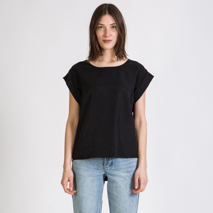 Stoffbruch Fair Fashion T-Shirt Capri Black