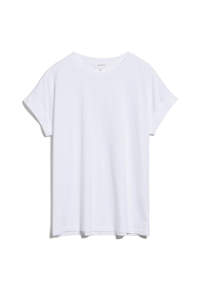 Armedangels Fair Fashion Shirt Idaa Logo White