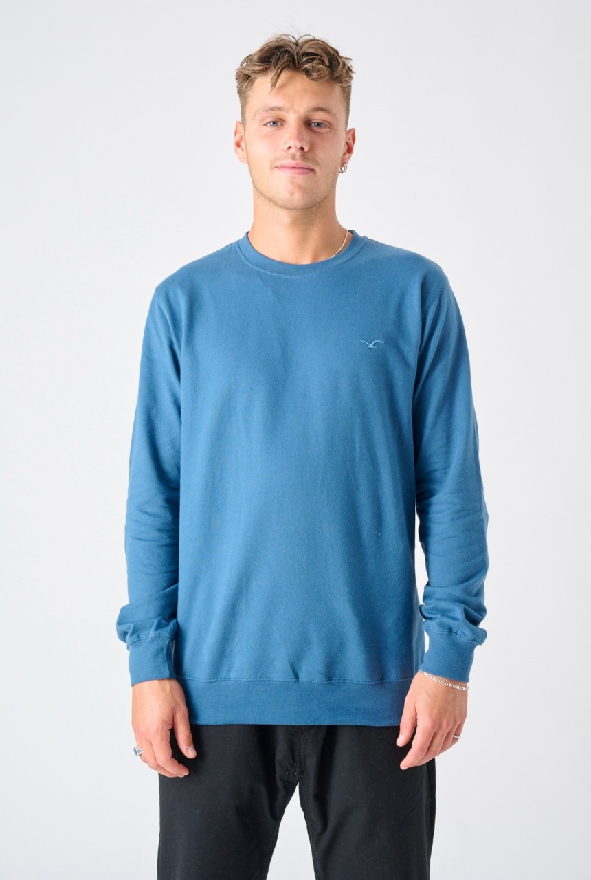 Mode Cleptomanicx CREWNECK Accessoires in Shop Sweatshirt | blau Le veganes LIGULL Vegan - vegane und